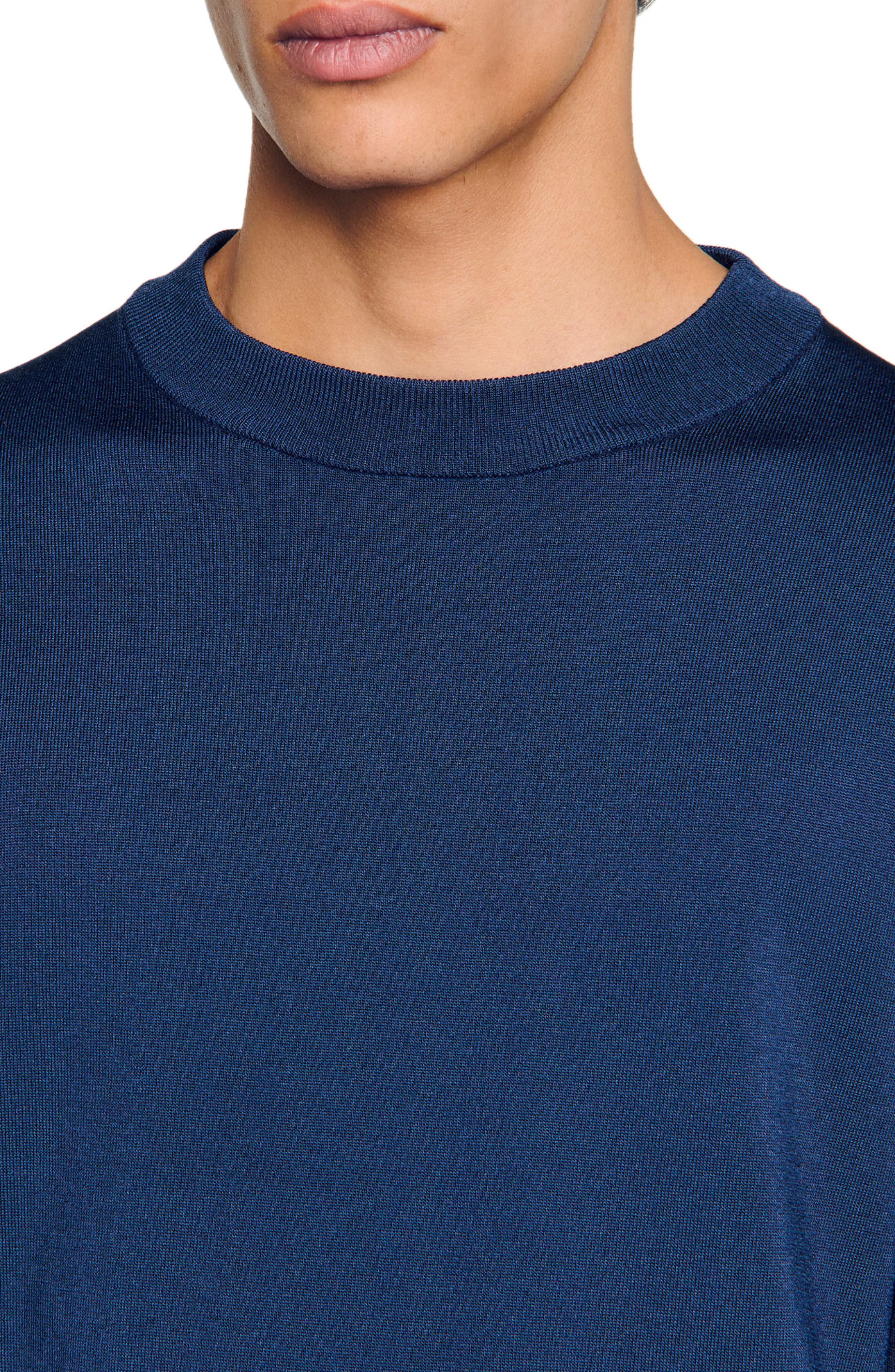 SANDRO Fine knit sweater in Royal Blue at Nordstrom - 4