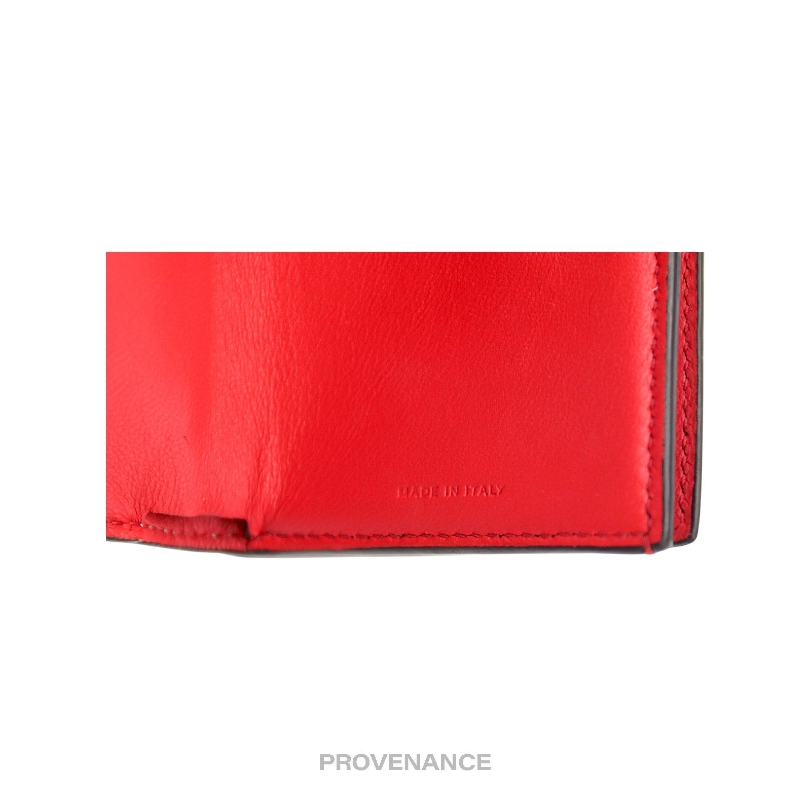 Givenchy Trifold Wallet - Two Tone Pink Red Leather - 8