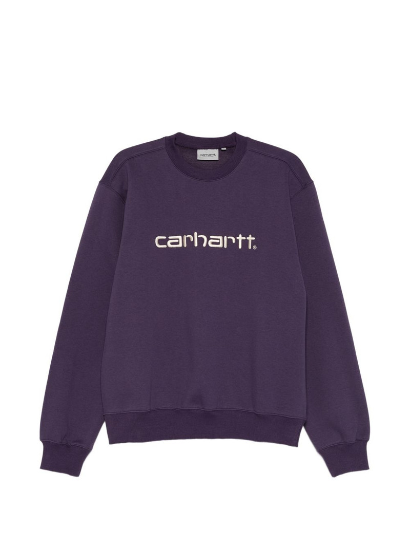 logo-detail crew-neck sweatshirt 1