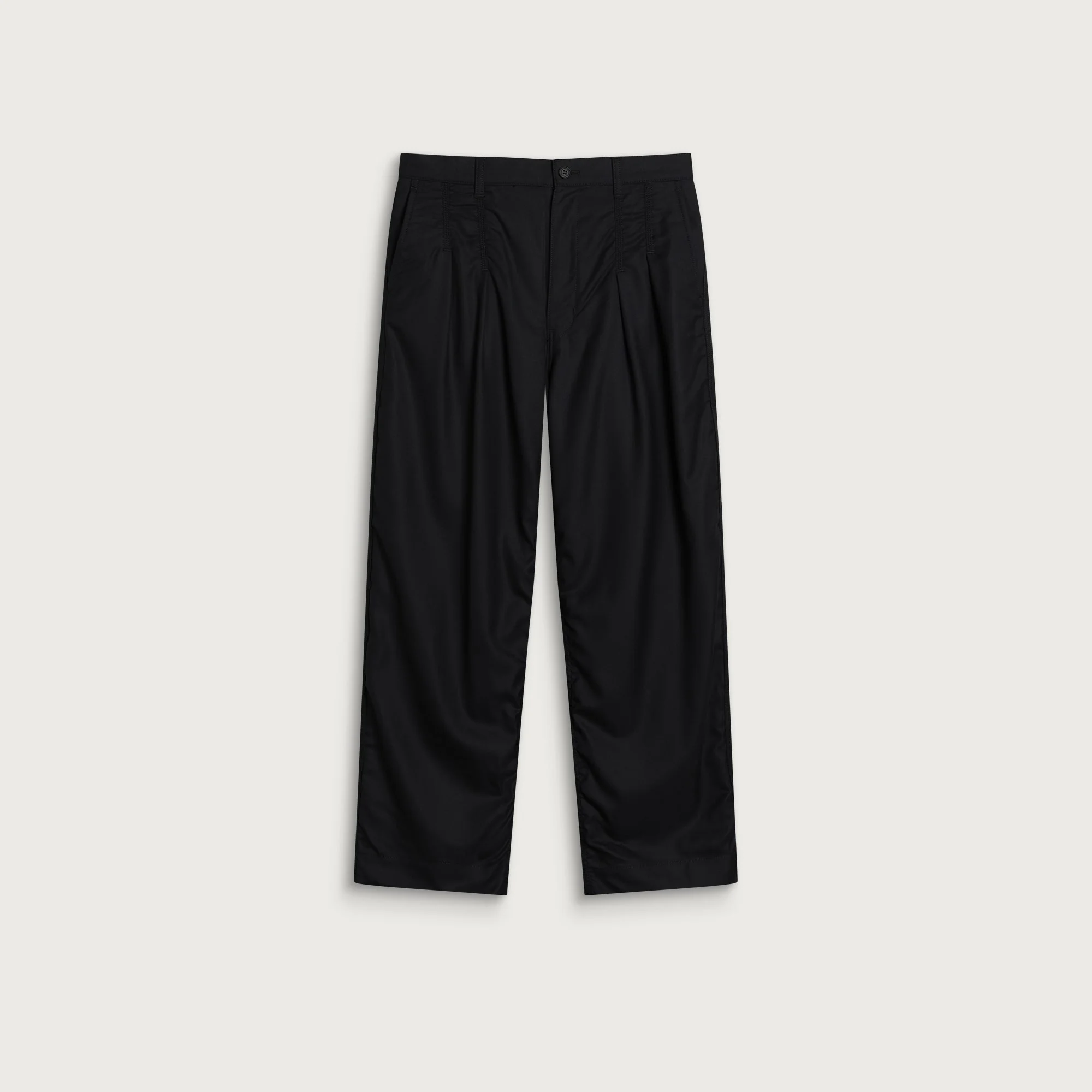 Comme des Garçons Homme Wool Gabardine Trousers - 1