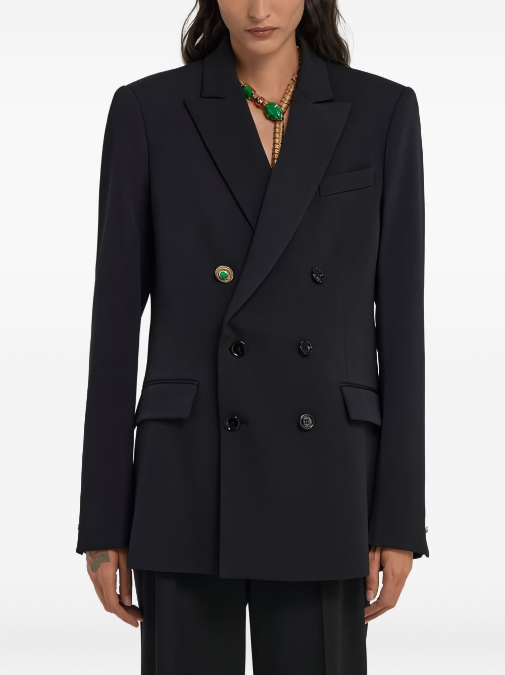 double-breasted blazer - 3
