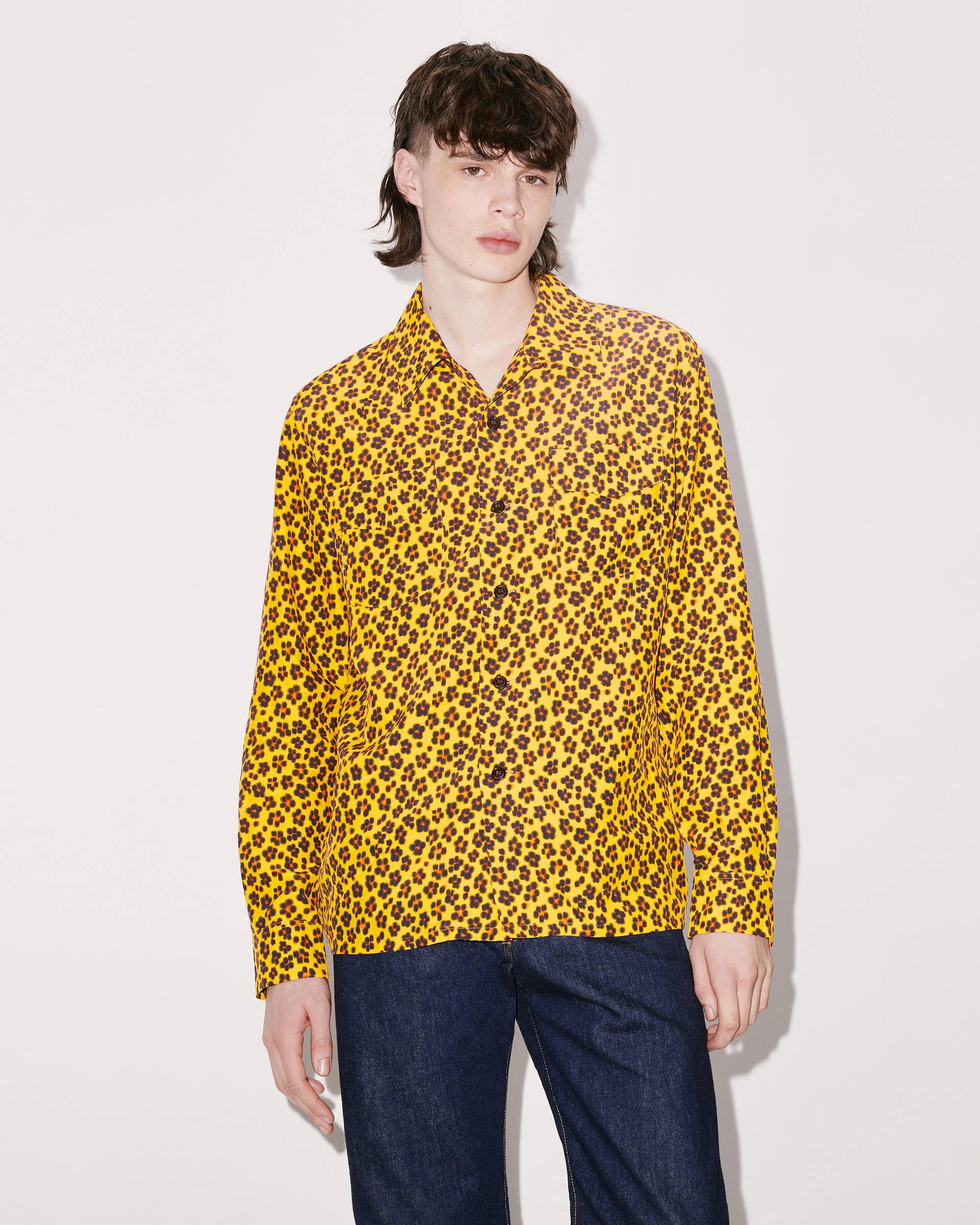 'Hana Leopard' casual shirt - 4