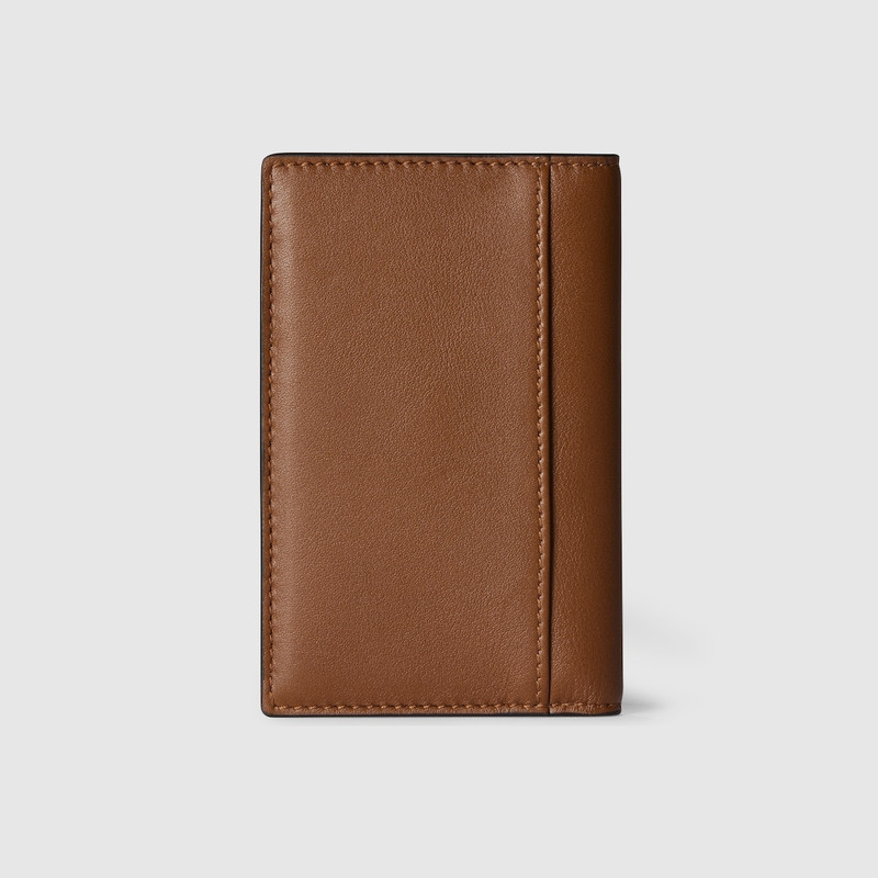 GG Emblem bi-fold embossed card case 4