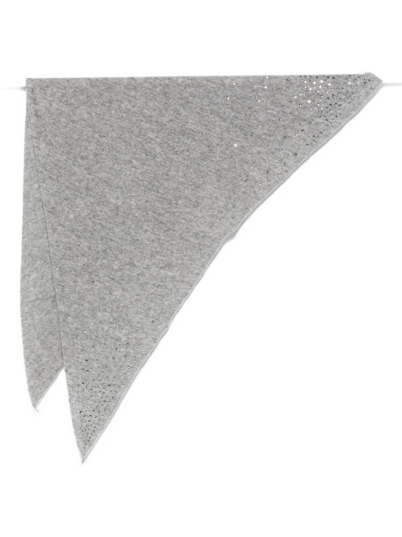 crystal-embellished cashmere scarf 1