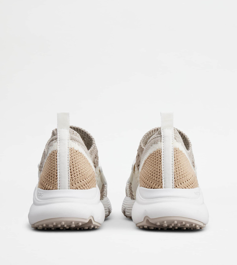 Tod's KATE SLIP-ON SNEAKERS IN FABRIC - BEIGE, OFF WHITE outlook