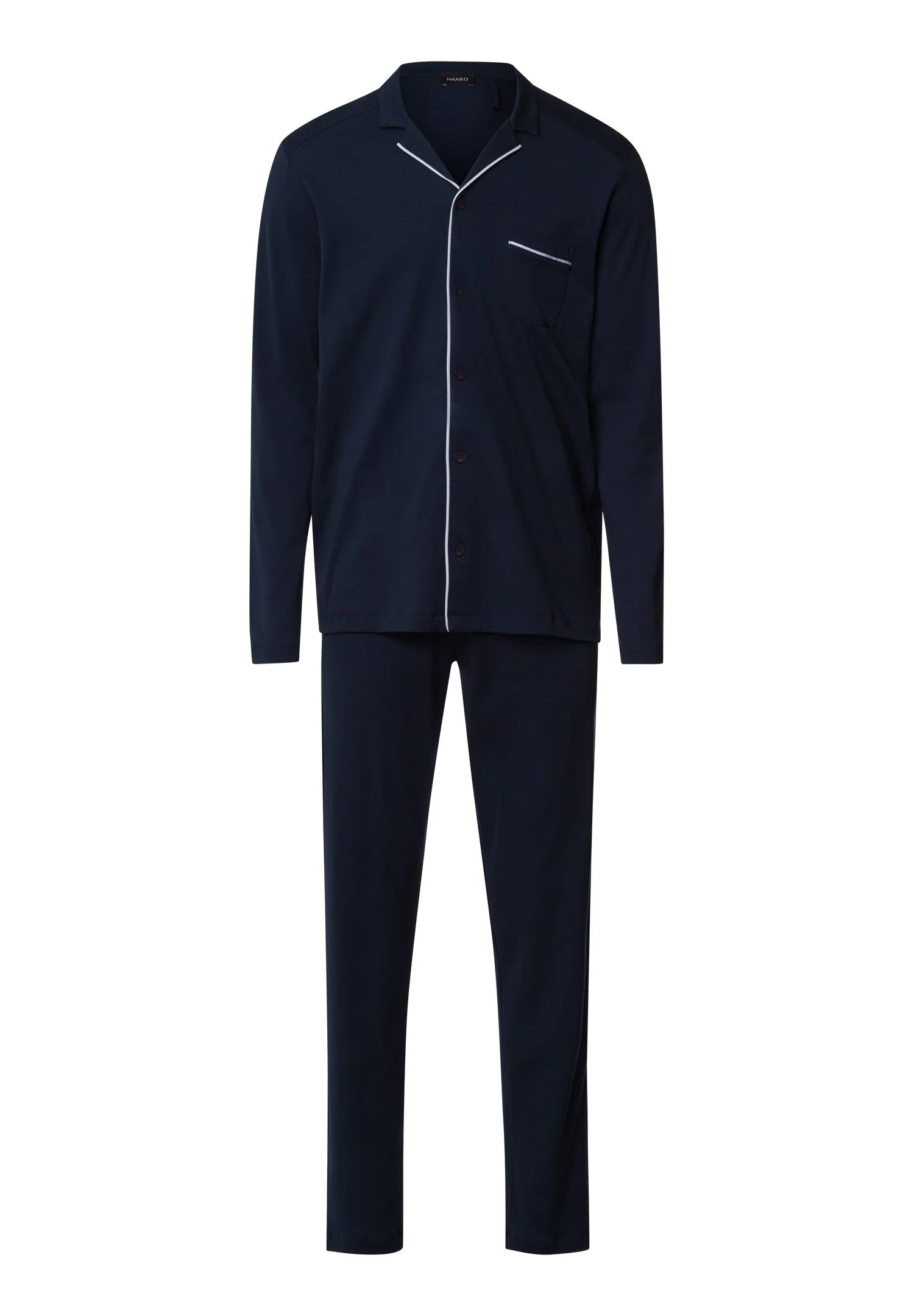 Night And Day Button Front Cotton Pajama Set - 1