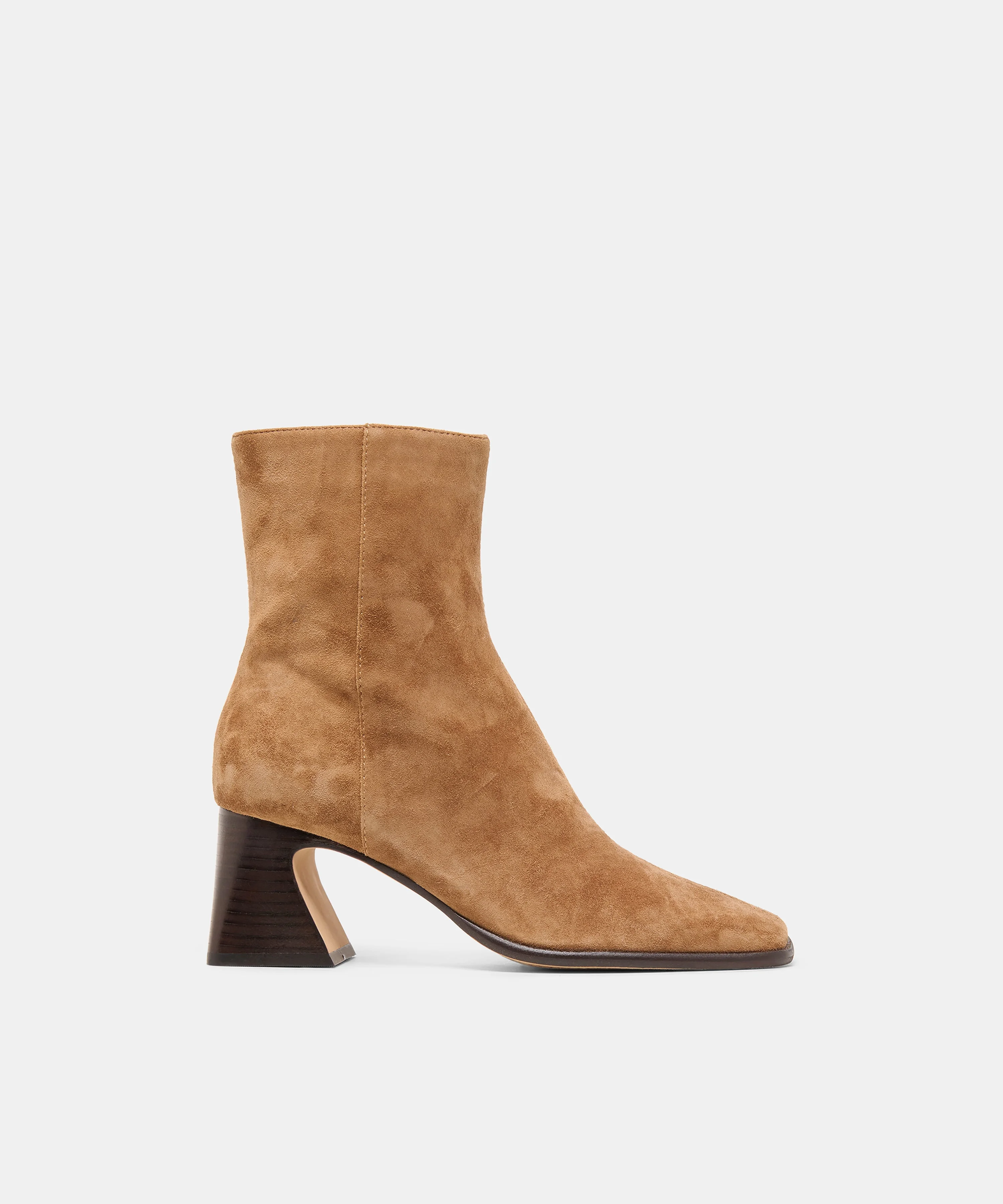 CECELA BOOTIES LT BROWN SUEDE - 1