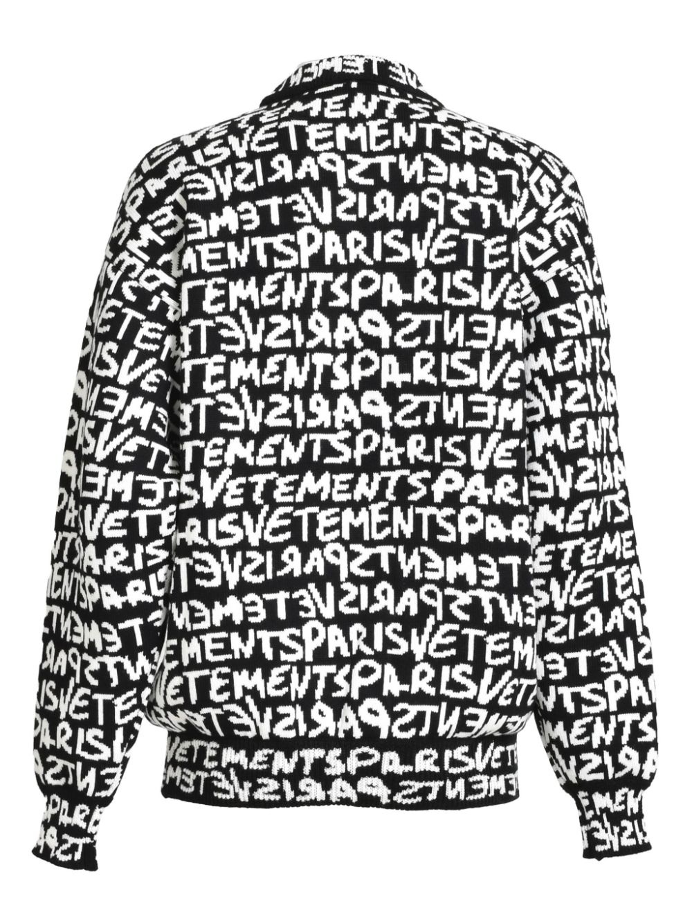 intarsia-logo jumper - 6