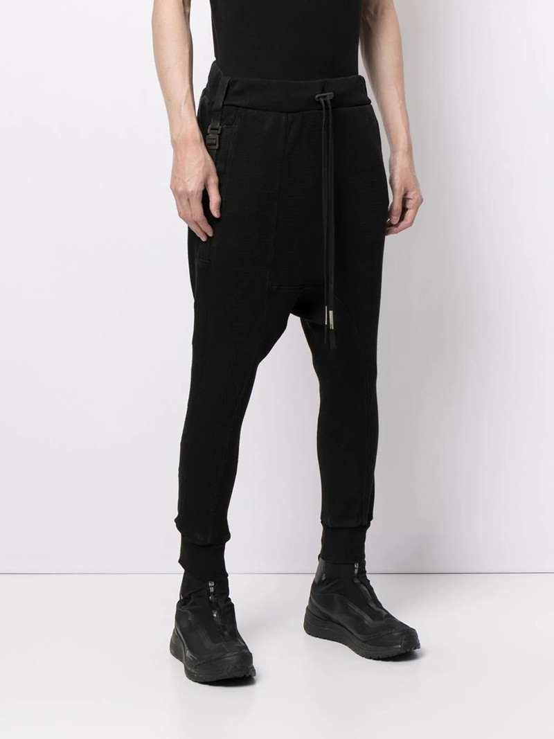 drop-crotch track pants 3