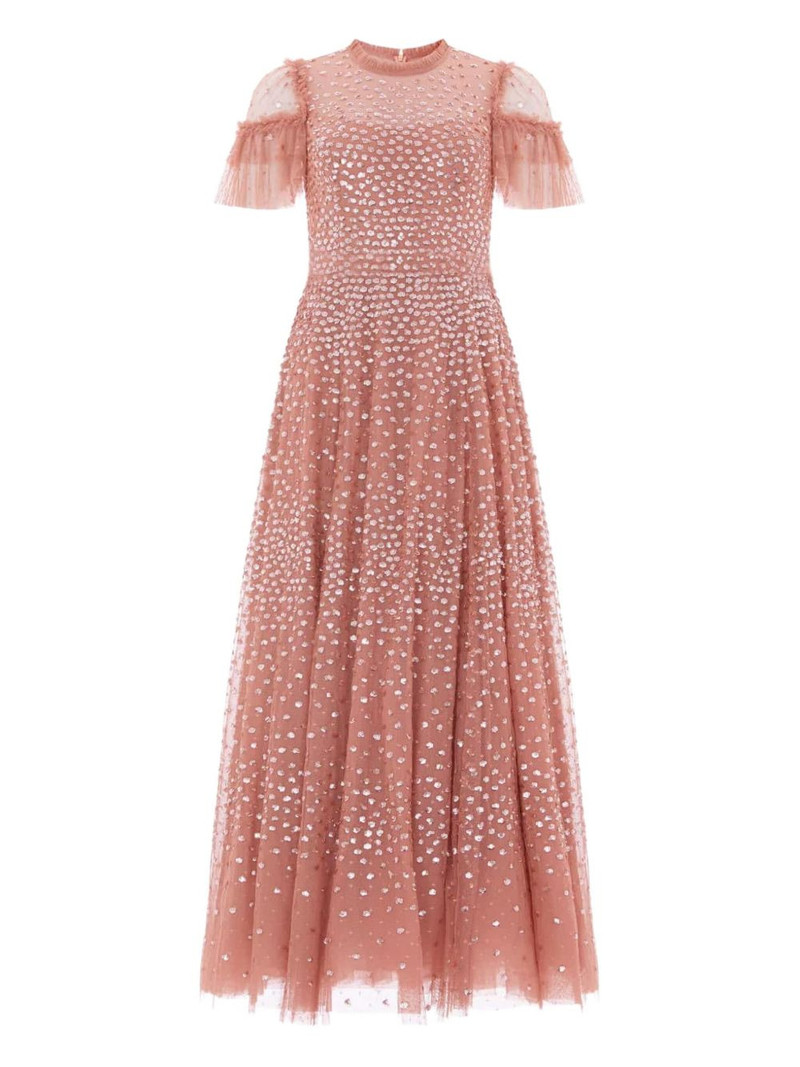 ruffled-gown maxi dress 1