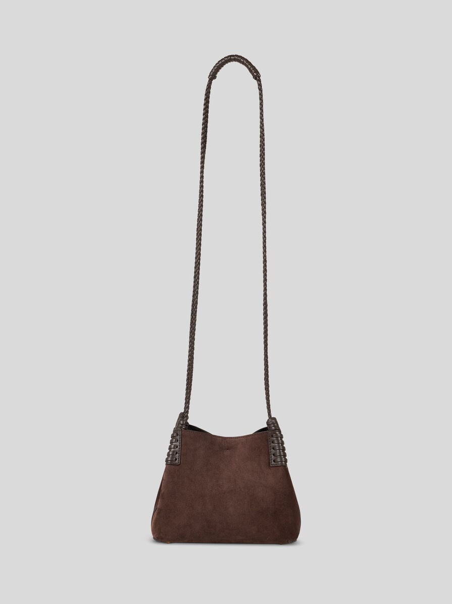 MINI LIBRA TOTE BAG IN SUEDE - 3
