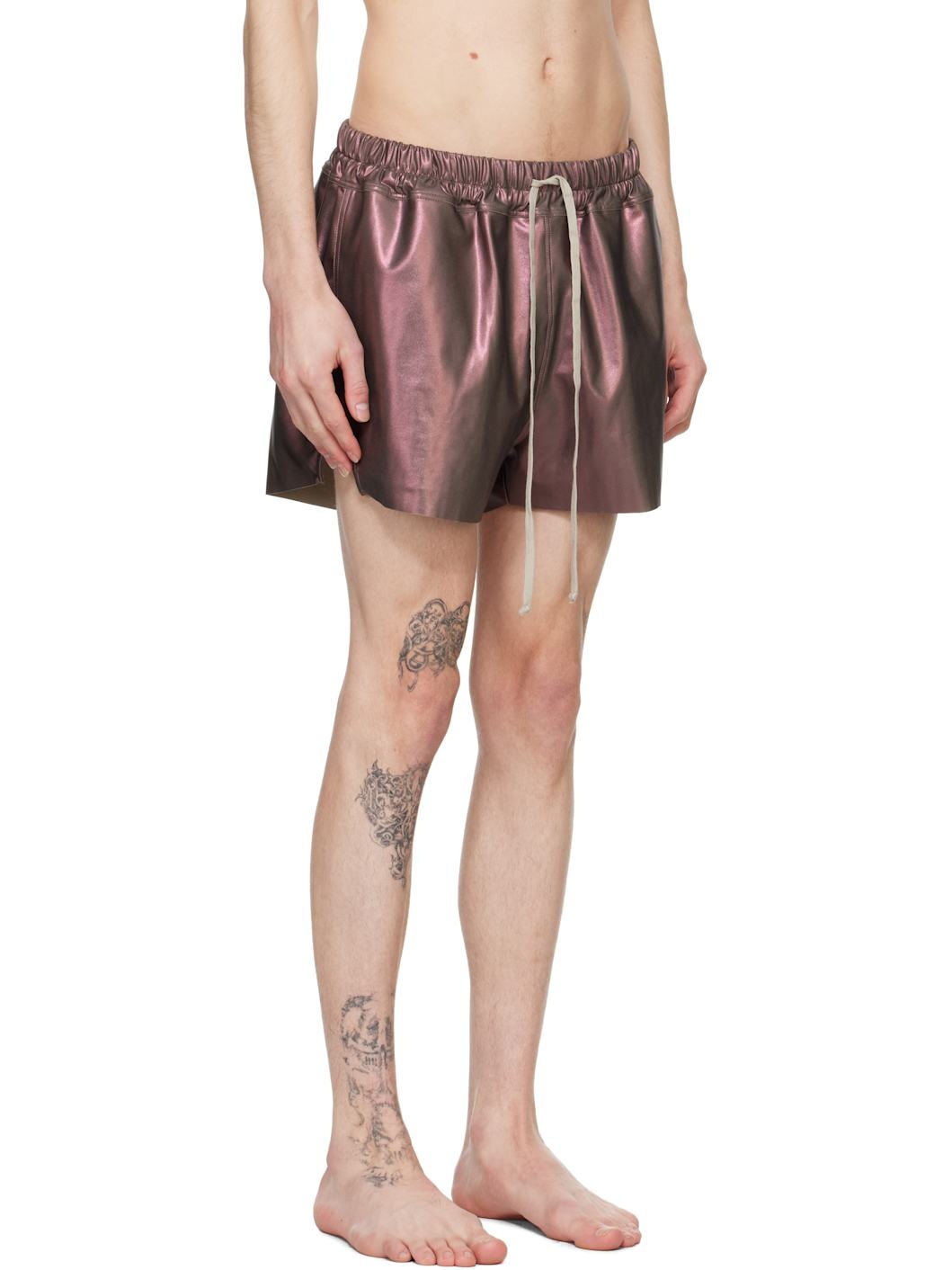 Brown Hollywood Boxer Swim Shorts - 2