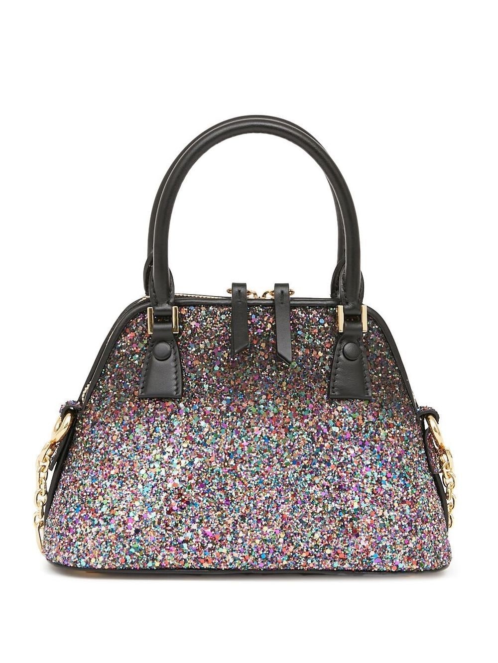 glitter trapeze shoulder bag - 3