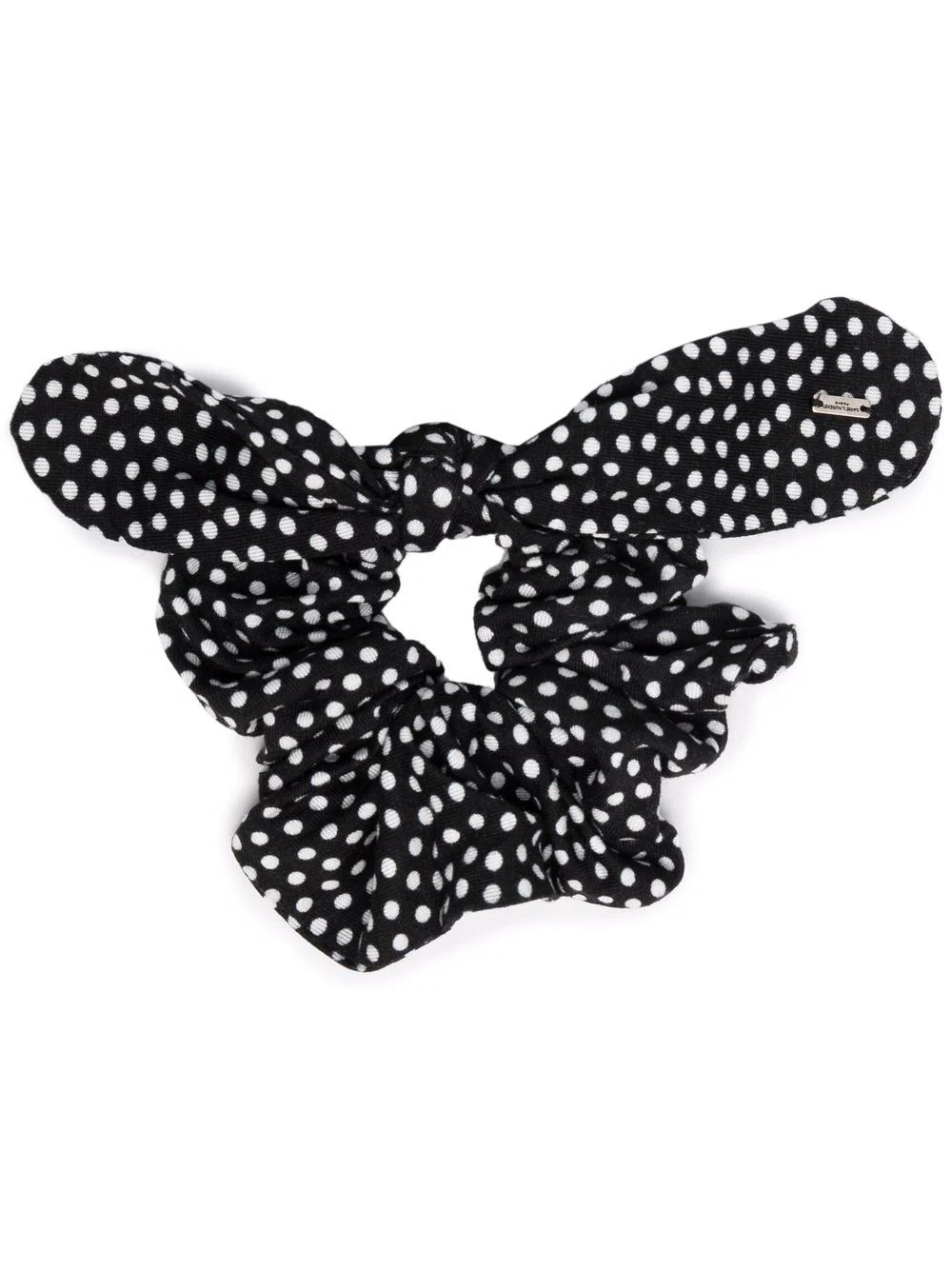 polka-dot hair scrunchie - 1