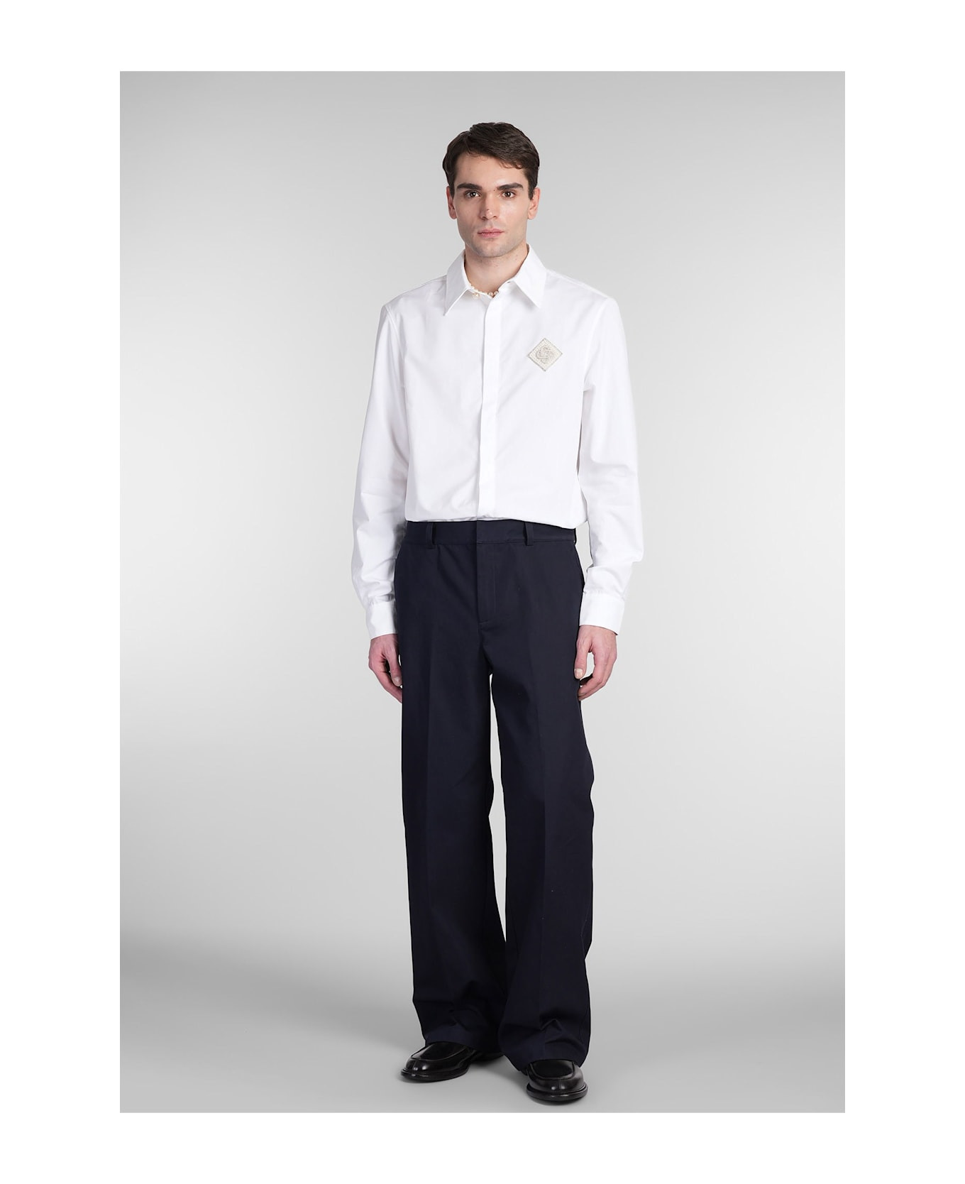 Shirt In White Cotton - 2