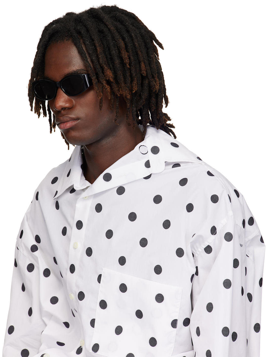 Black 'The Ovalo' Sunglasses - 4