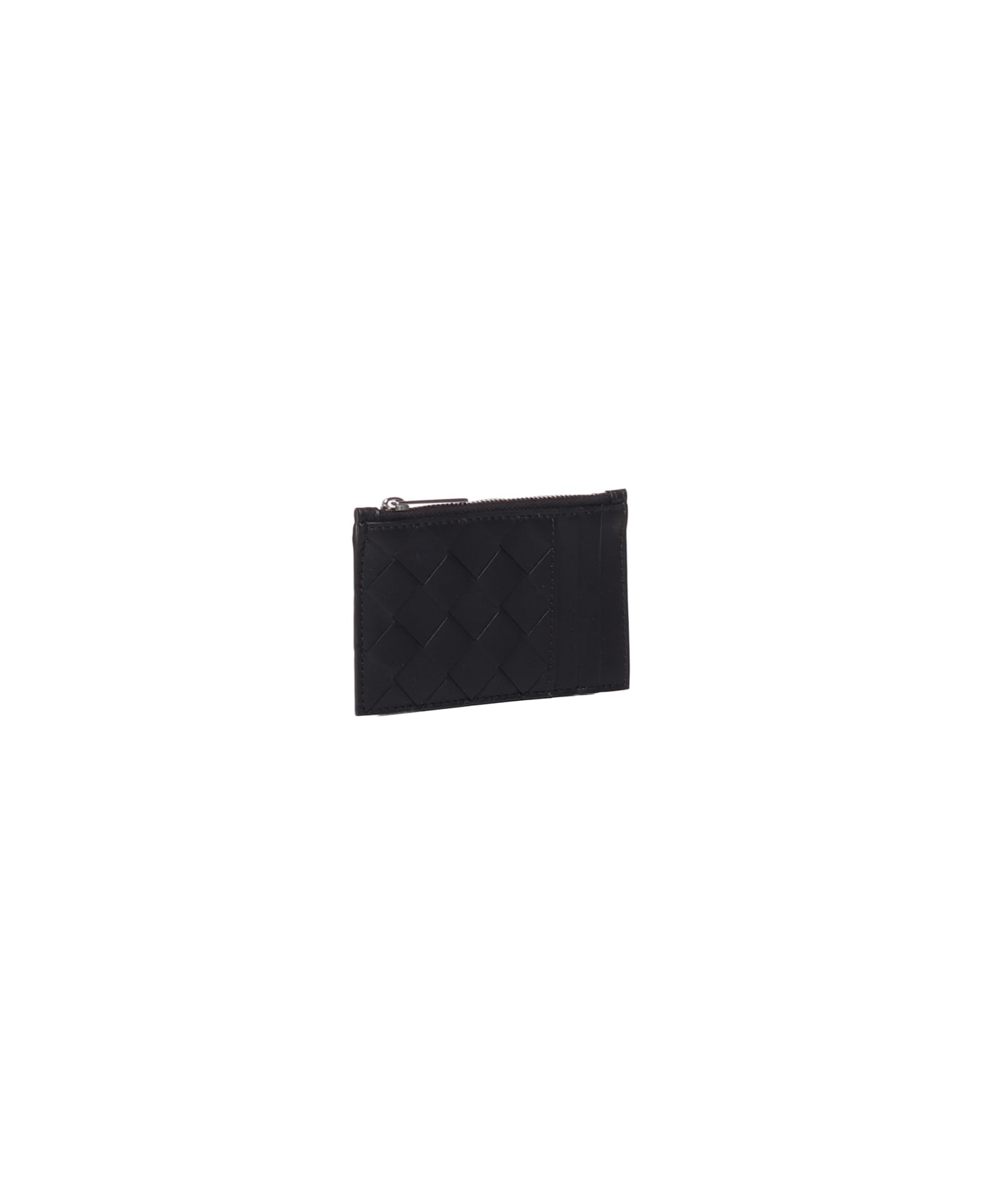 Black Leather Card Holder - 2
