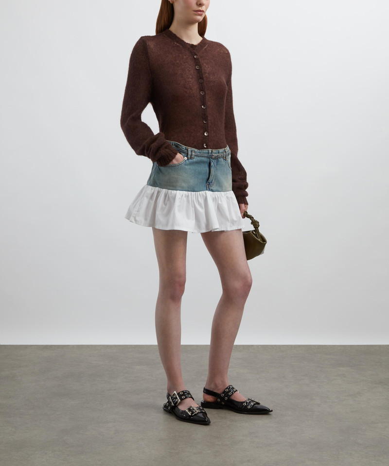 gimaguas Nena Denim Poplin Mini Skirt outlook