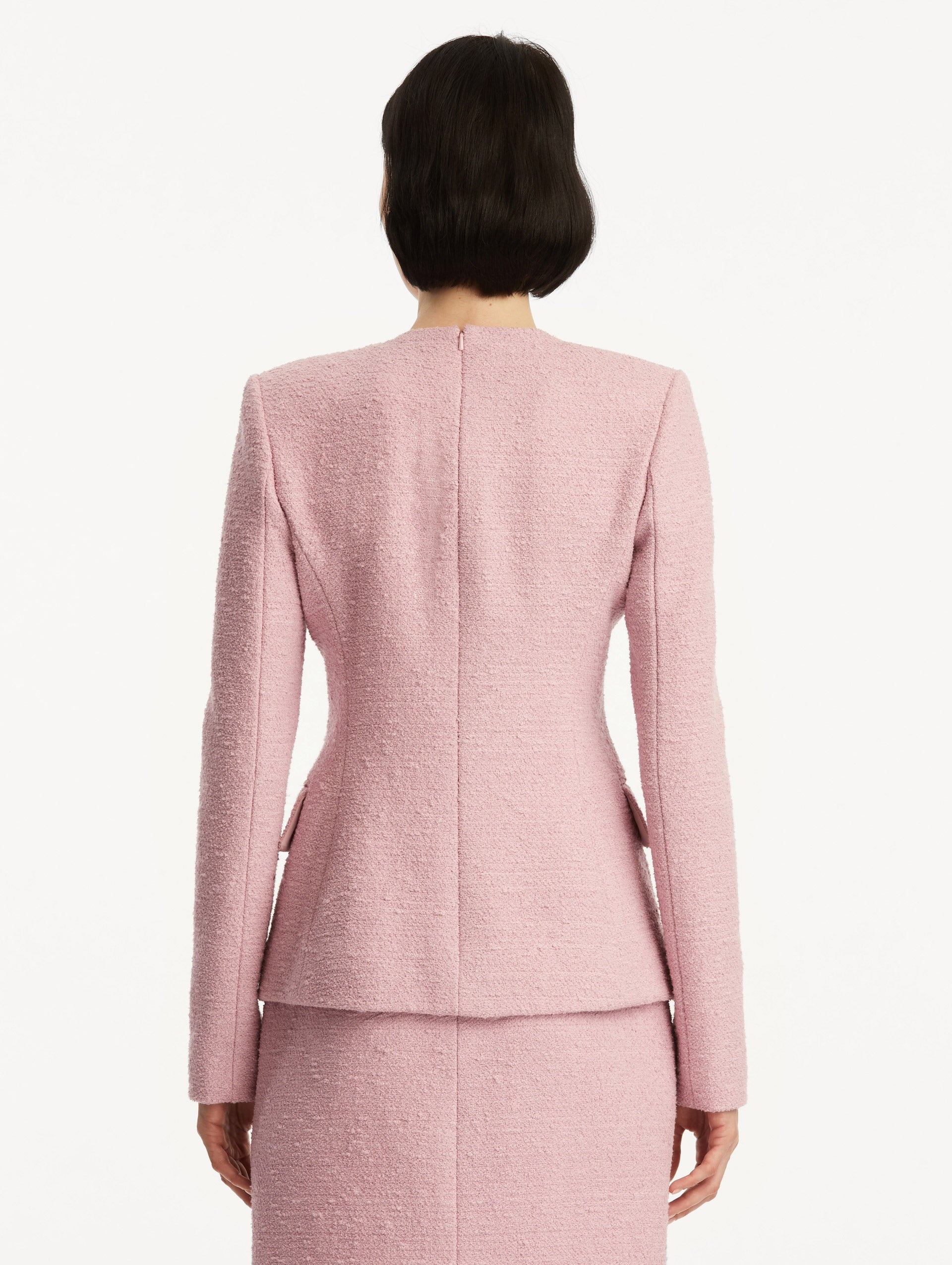 TWIST-DETAILED TWEED JACKET - 4
