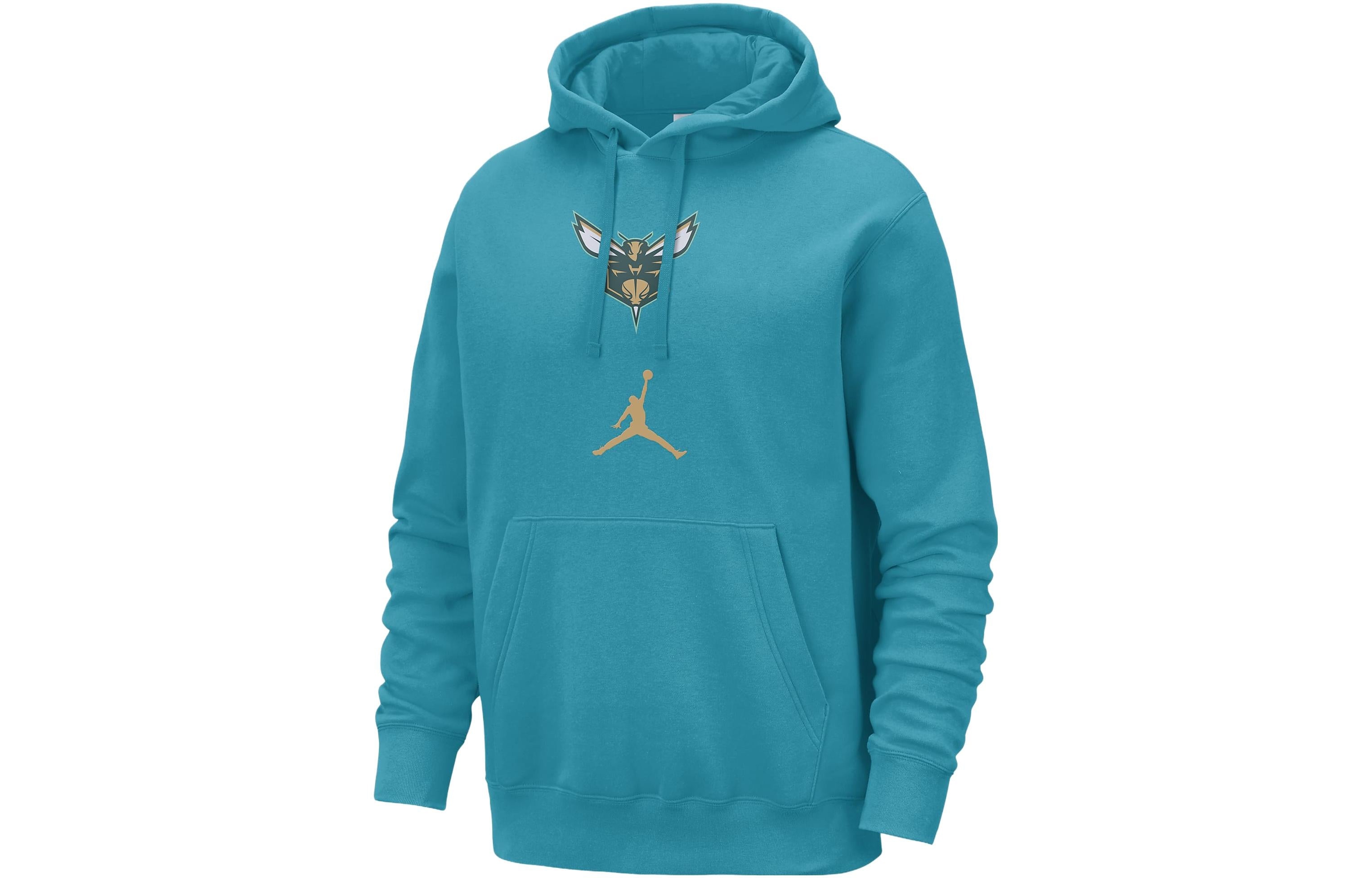 Air Jordan Charlotte Hornets Club Fleece City Edition NBA Pullover Hoodie 'Teal' FB4825-415 - 2
