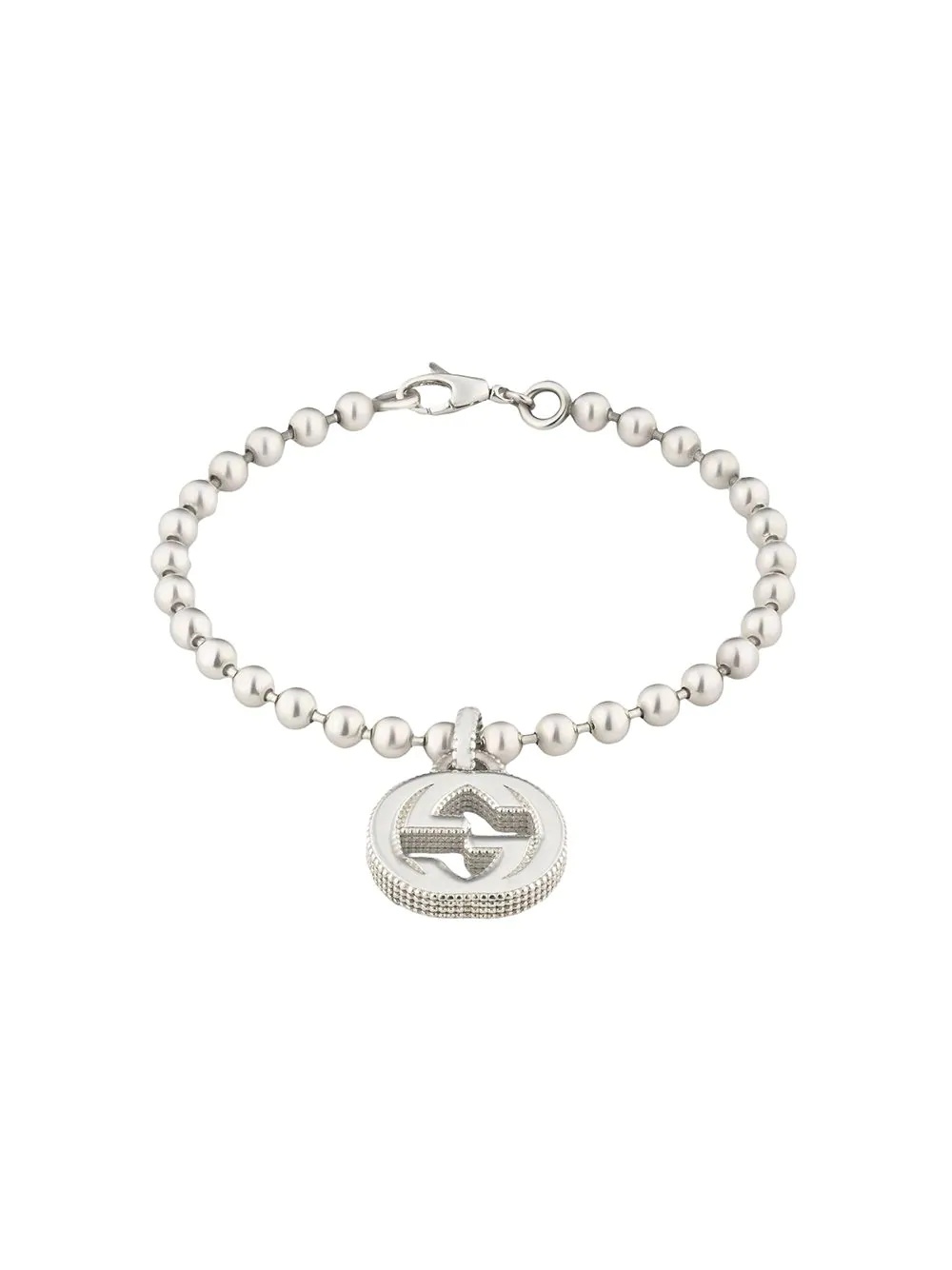 Interlocking G bracelet in silver - 1