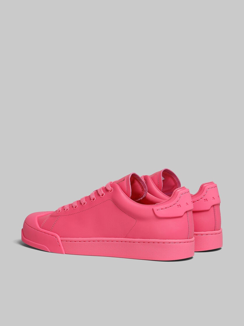 DADA BUMPER SNEAKER IN FUCHSIA LEATHER SNEAKER - 3