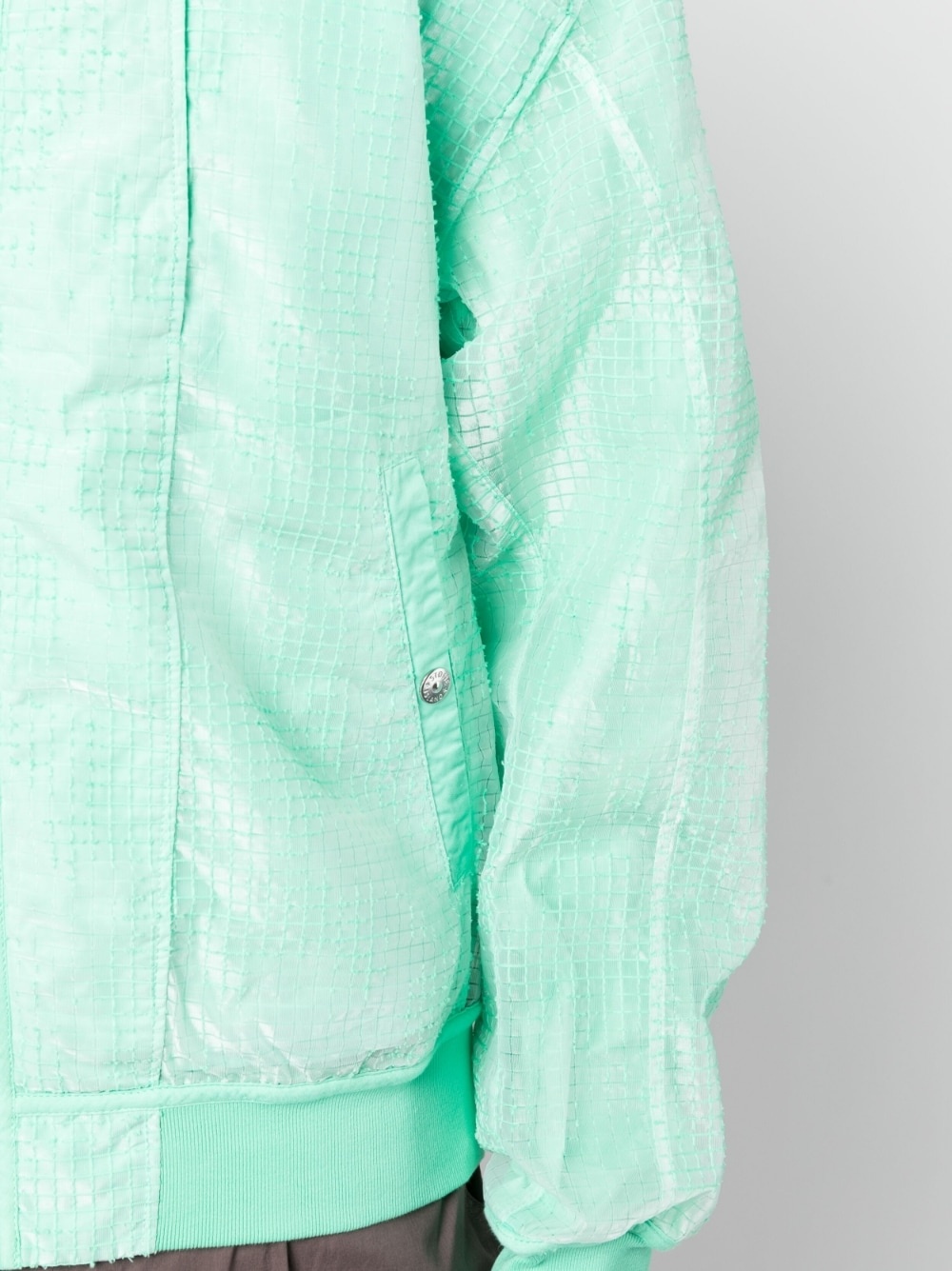 mesh-panel bomber jacket - 5