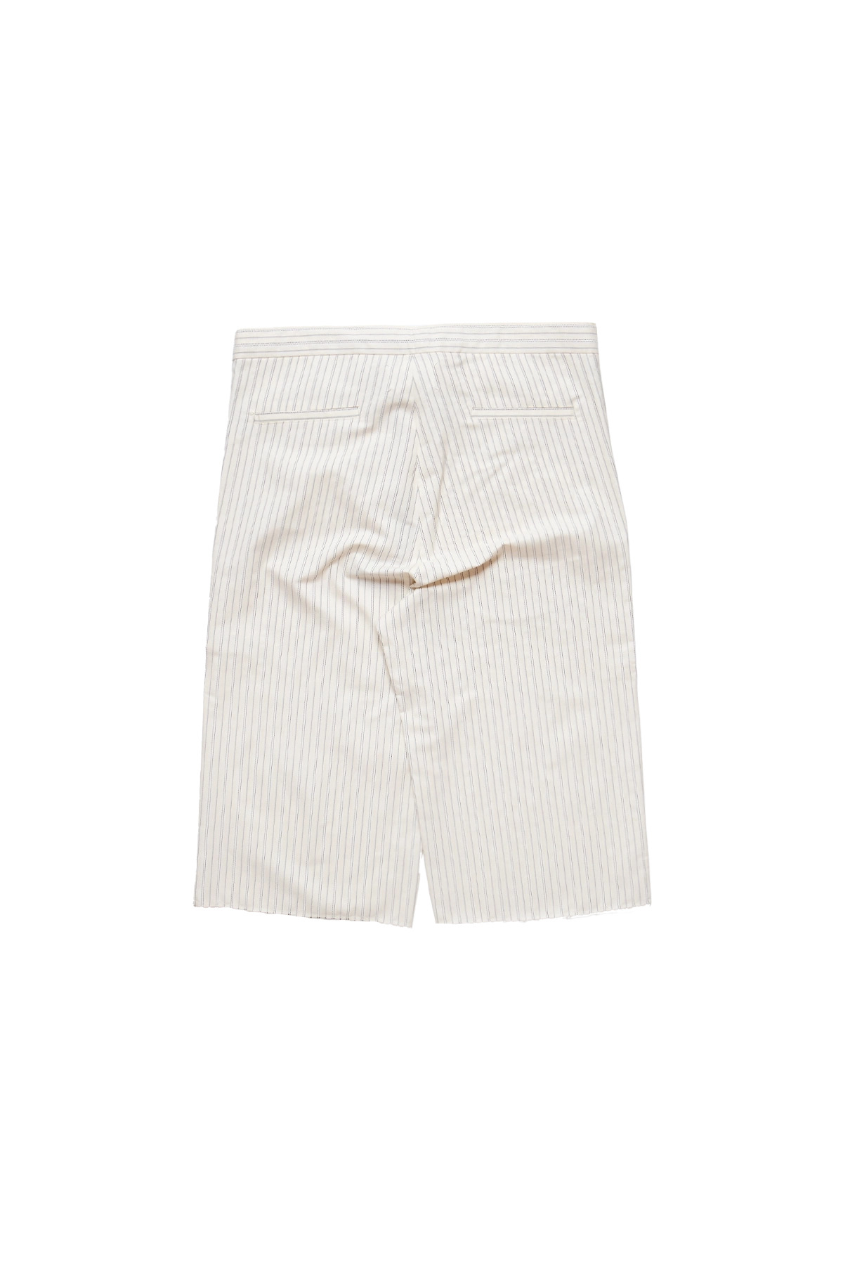 Maison Margiela Pinstripe Drawstring Shorts Beige - 2