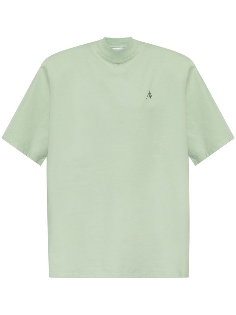 logo-embroidered T-shirt 1