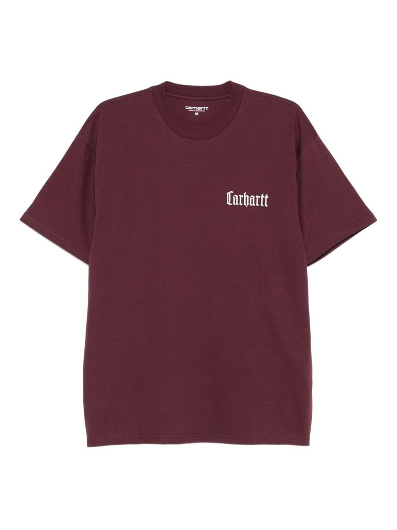 logo-embroidered t-shirt 1