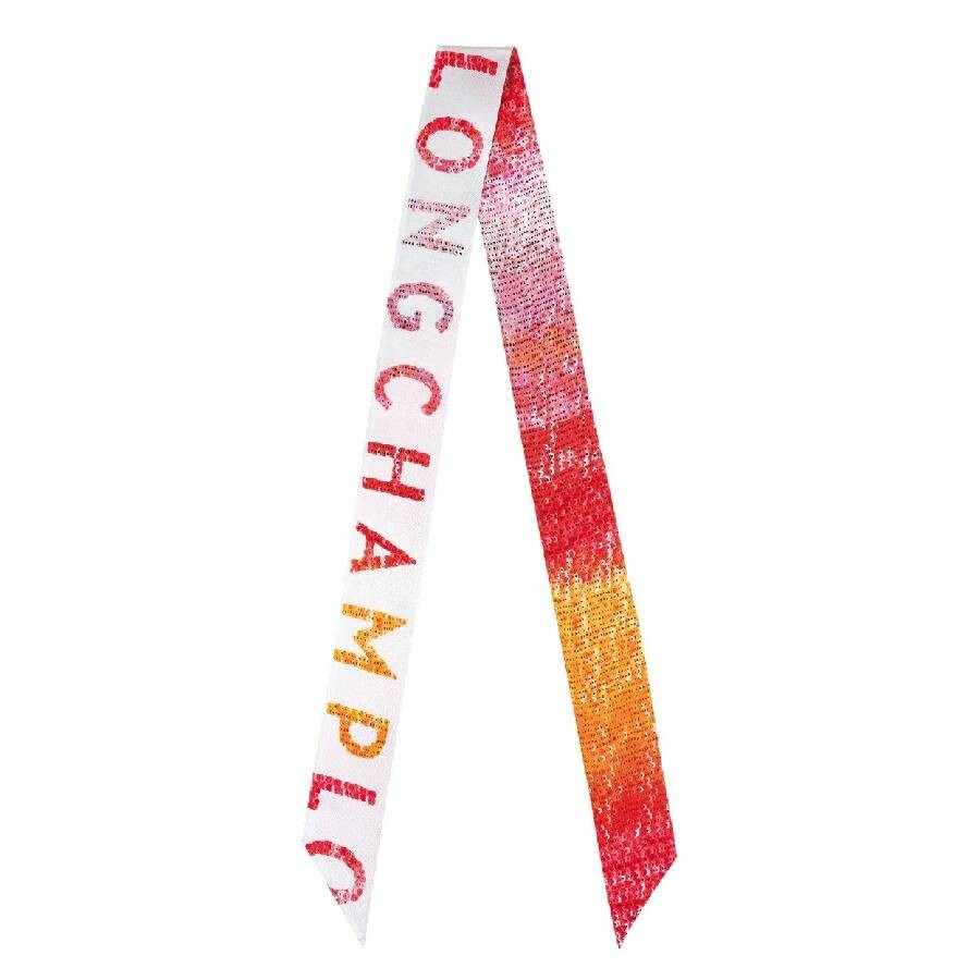 Longchamp Sunset Glitter Silk Headband - 4