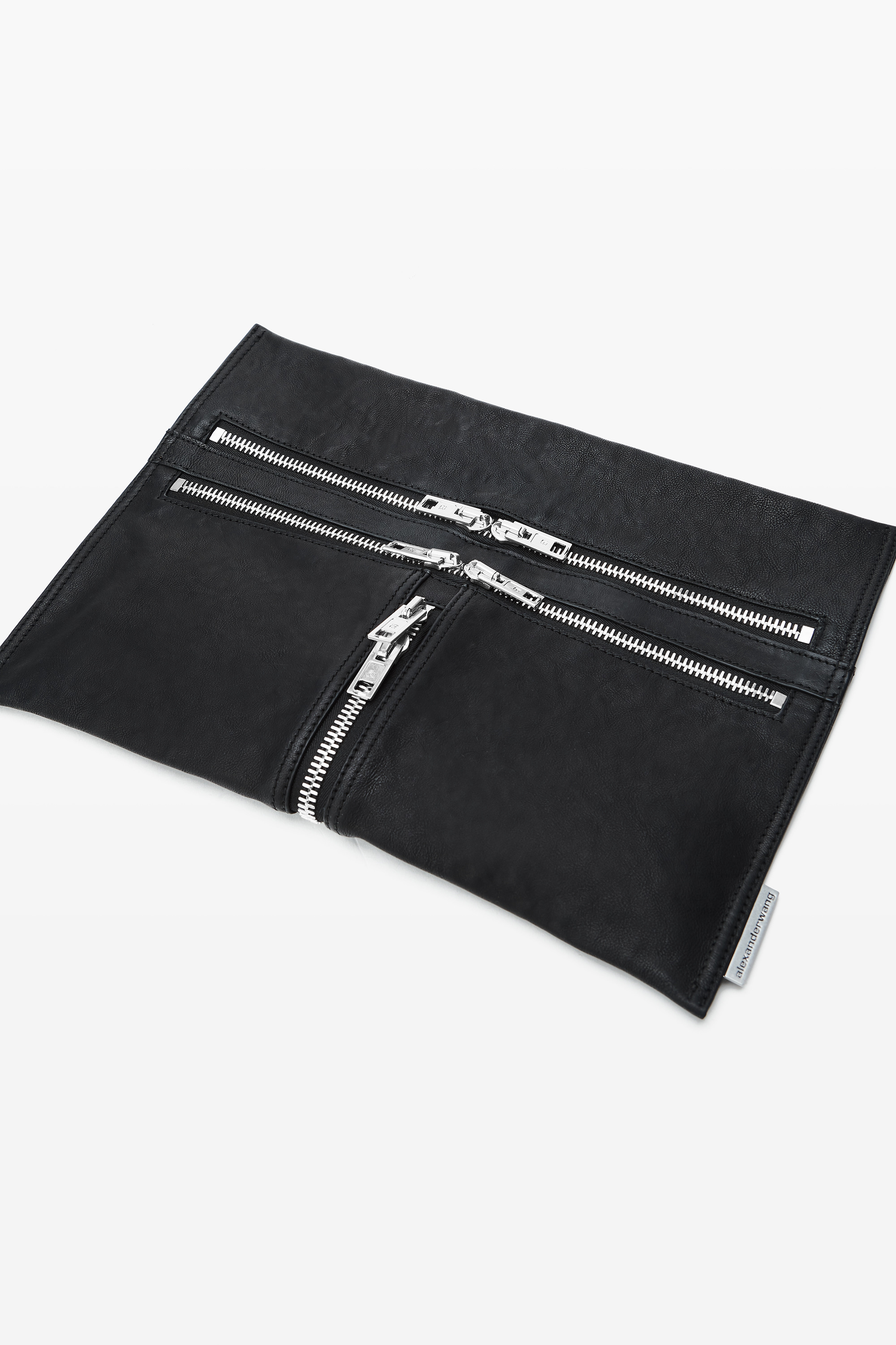 Black Medium Calfskin Geo Bag - 2