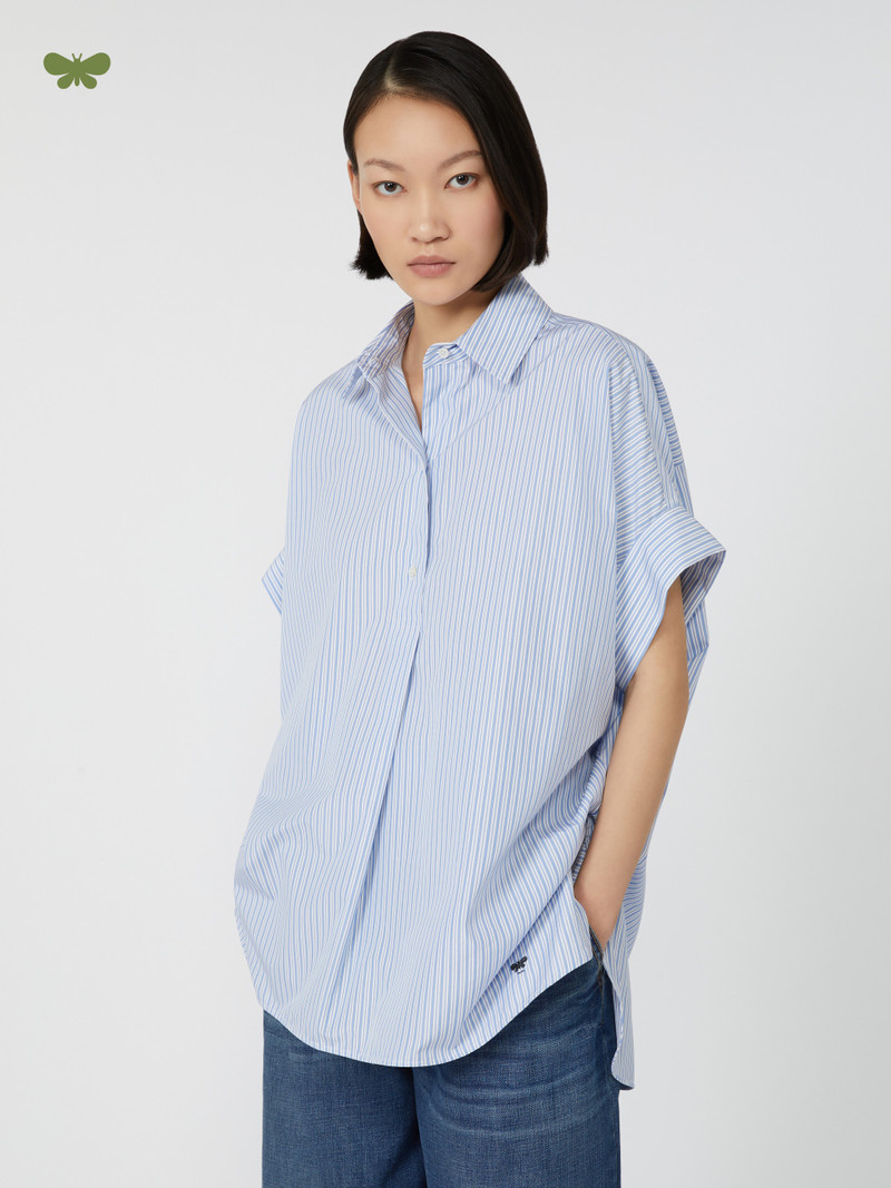 ARDEA Straight-fit cotton poplin shirt 5