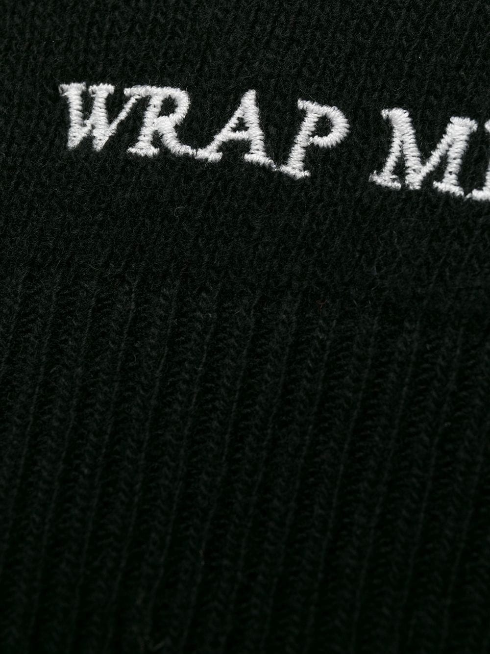 "Wrap Me. Free Me. See Me" feathered jumper - 6