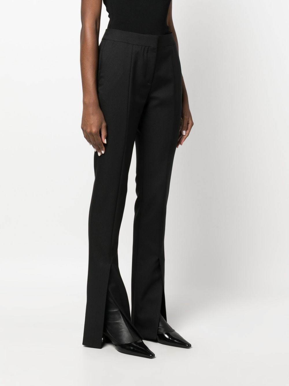 Tech Drill flared trousers - 3