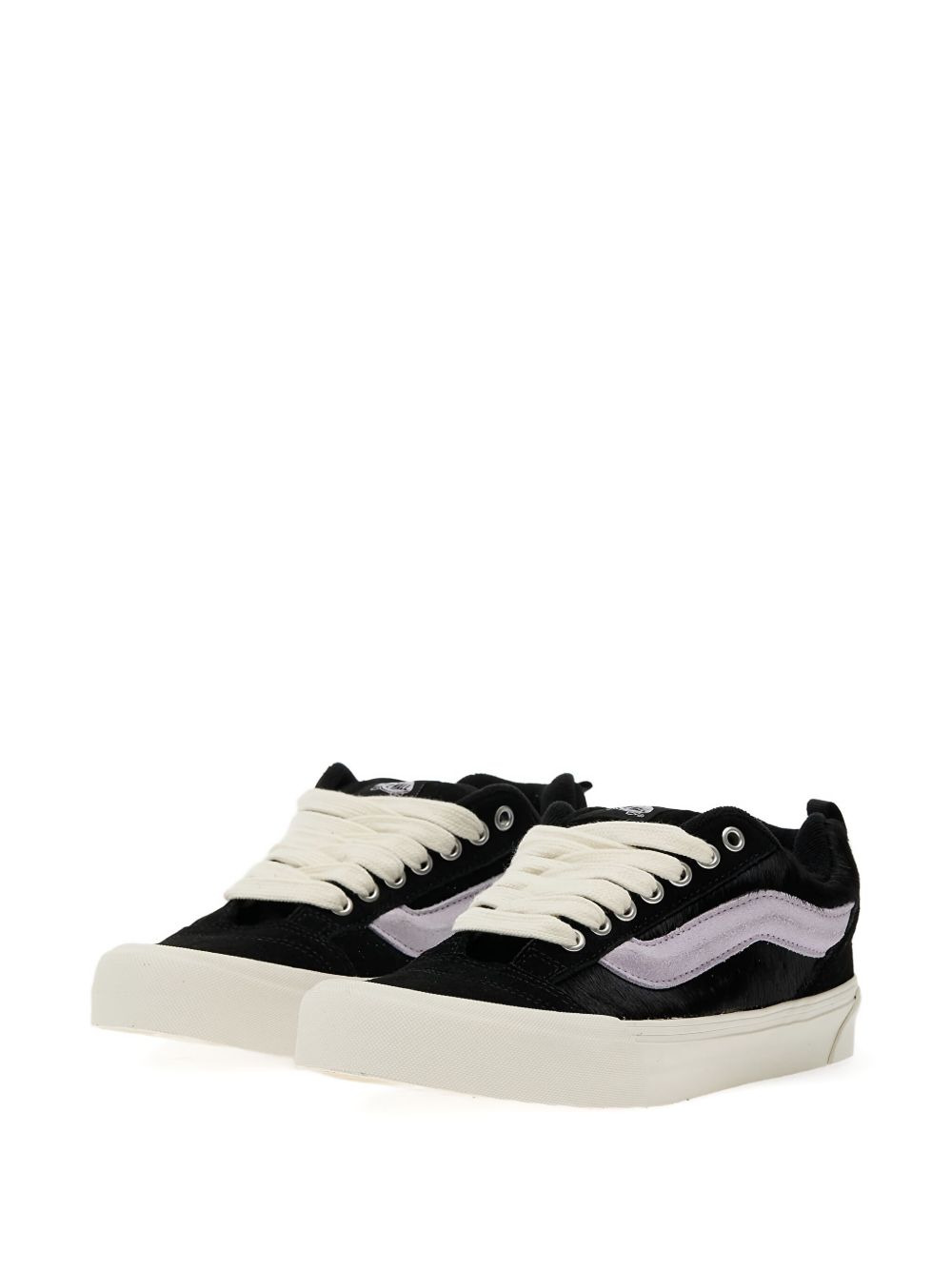 suede-panel sneakers - 2