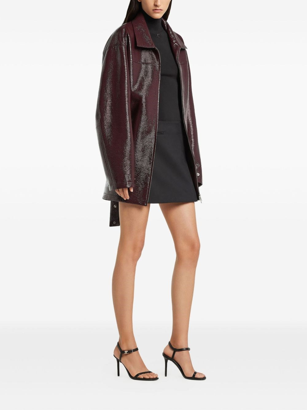 Vinyl bomber jacket - 2