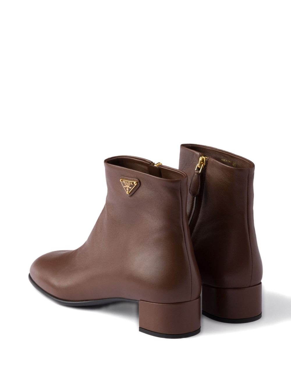 35mm logo zip boots - 3