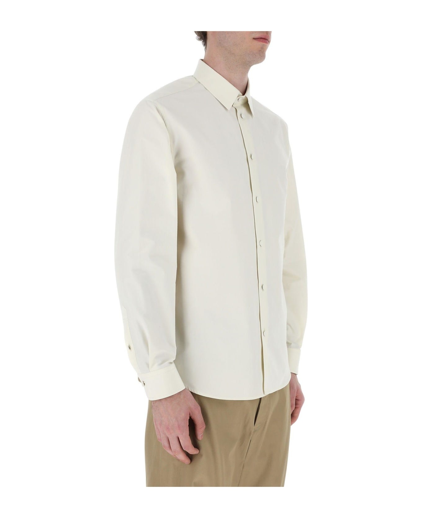 Ivory Poplin Shirt - 4