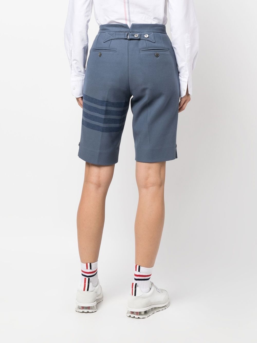 4-bar stripe bermuda shorts - 4