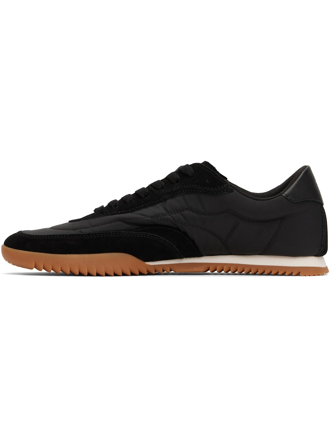 Black Quilted Sneakers - 3