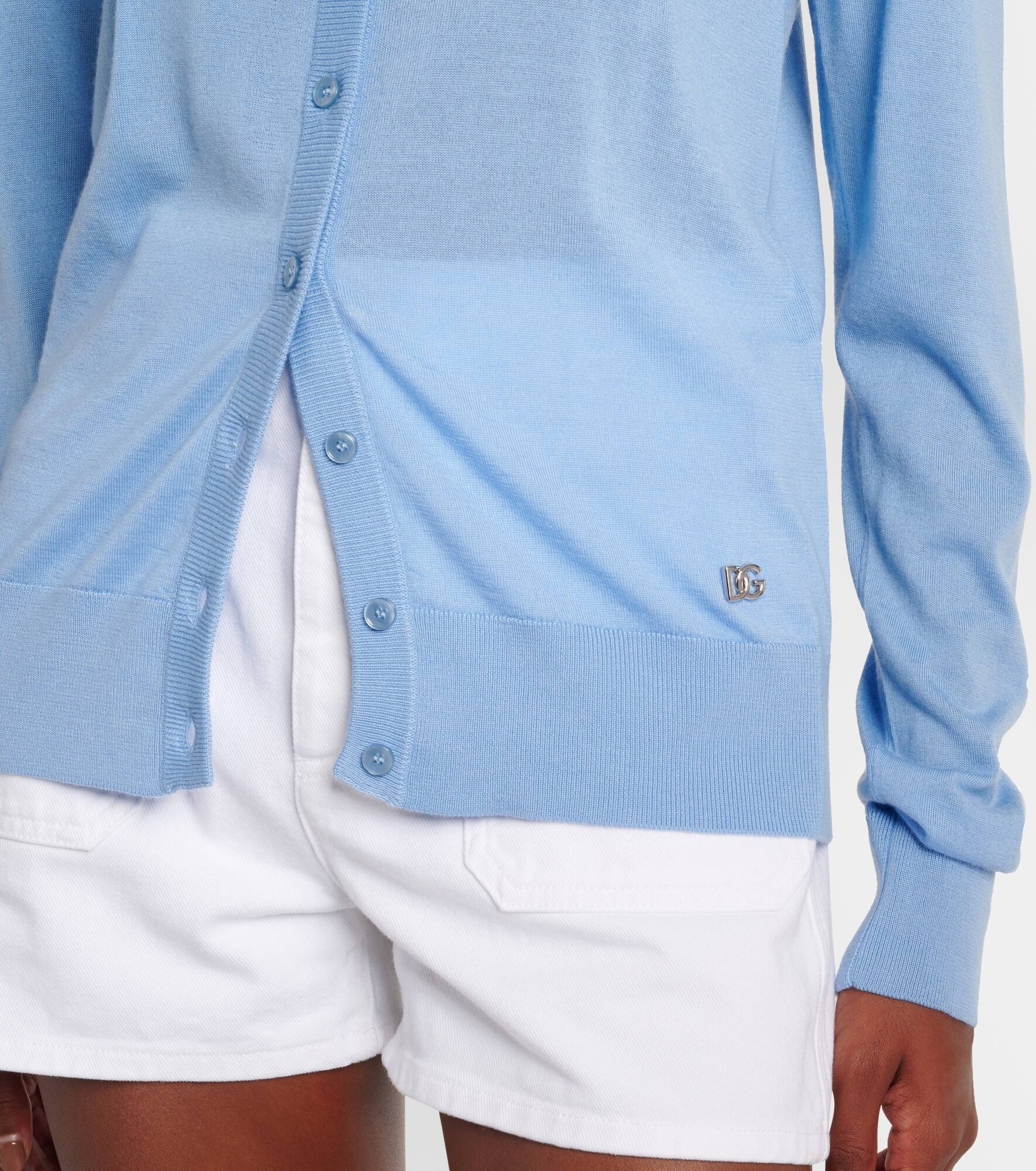 DG cashmere and silk cardigan - 5
