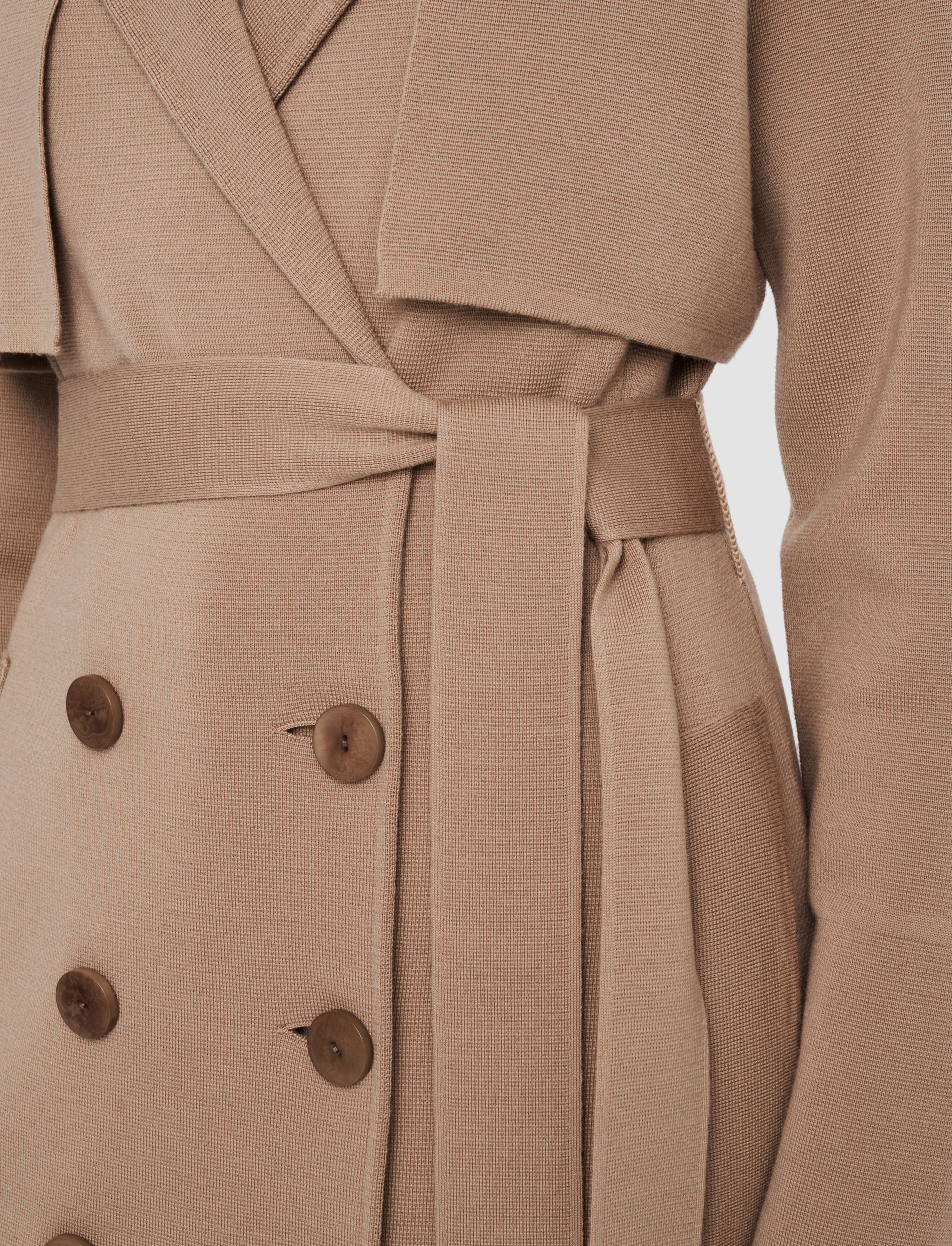 Milano Knitted Wool Coat - 6