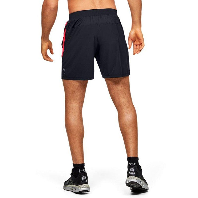Under Armour Qualifier Speedpocket Branded 7'' Shorts 'Black' 1350888-002 - 4