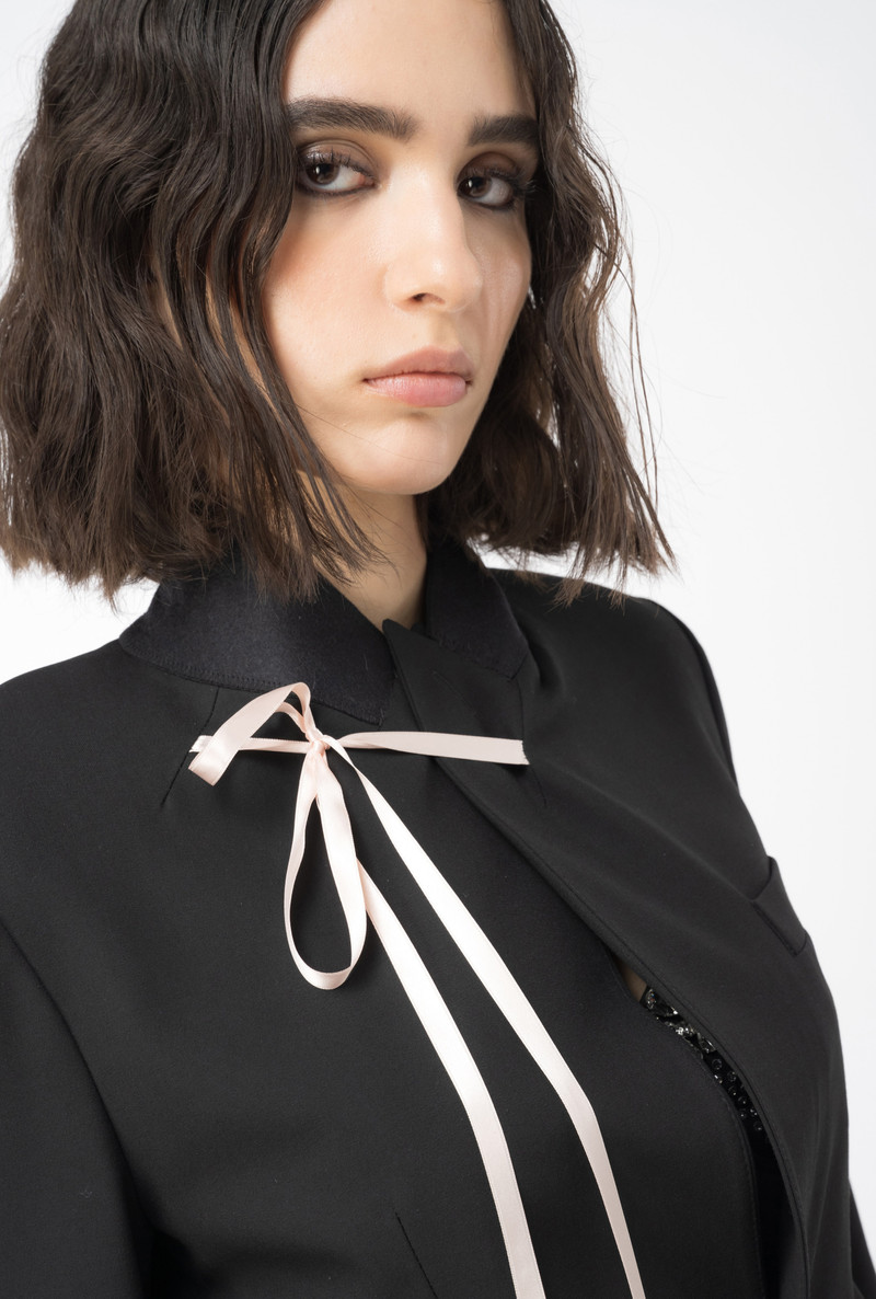 PINKO REIMAGINE BLAZER WITH RIBBON BY PATRICK MCDOWELL 3
