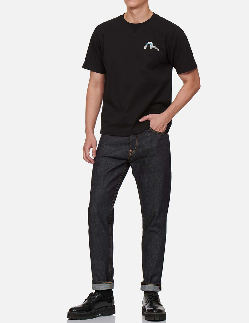 MULTICOLOR DRAGON DAICOCK EMBROIDERED CARROT FIT JEANS #2017 6