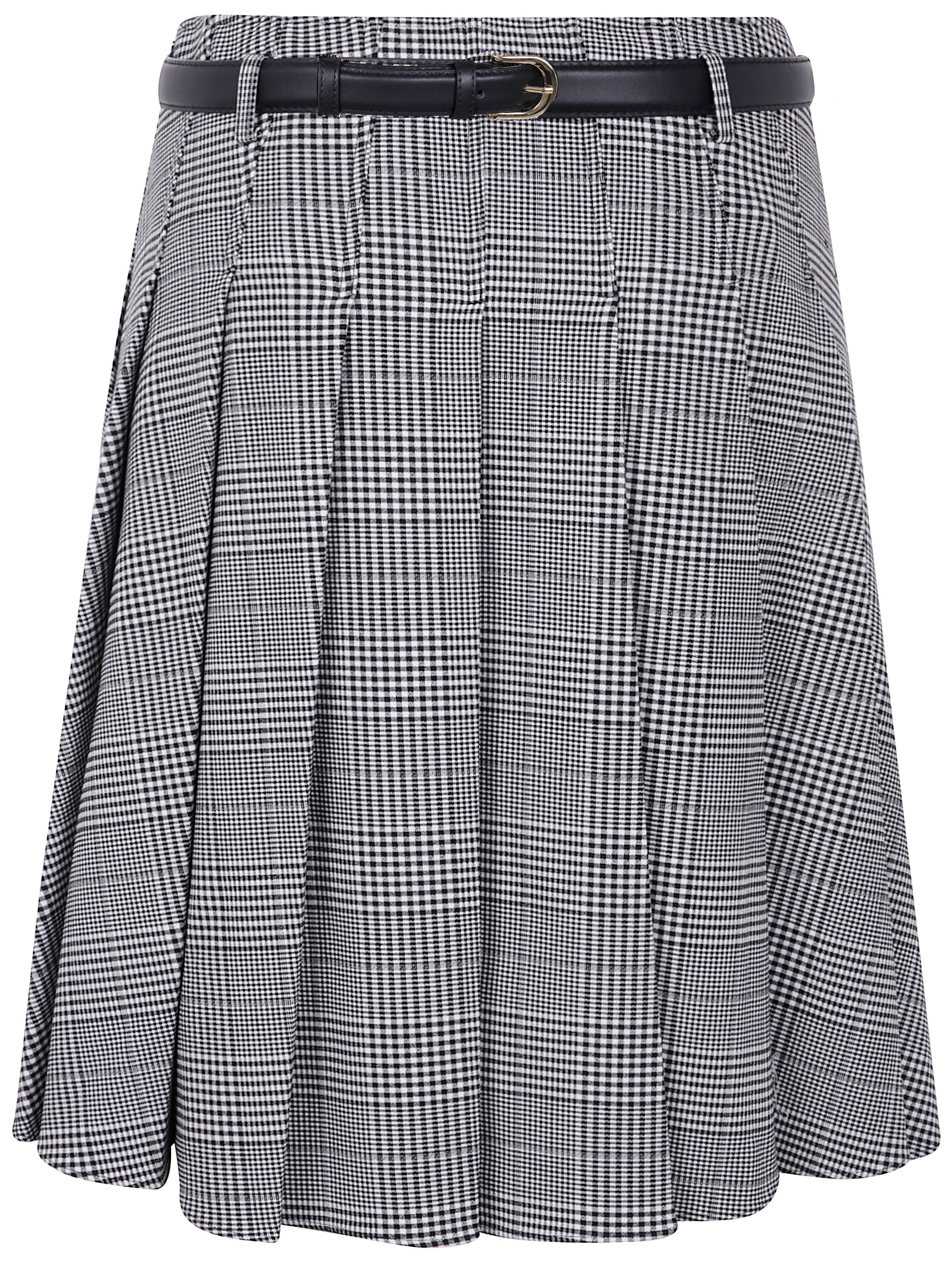 Introducing the PRINCE OF WALES CHECK PLEATED MIDI SKIRT by SELF-PORTRAIT, a stunning addition to yo - 1