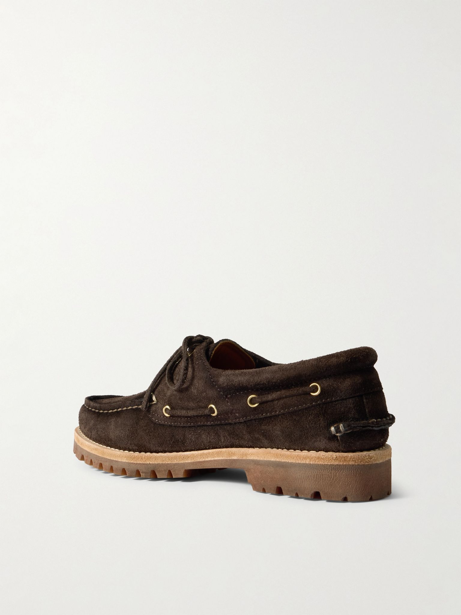 Heritage Flexi 001 Suede Boat Shoes Dark brown - 4
