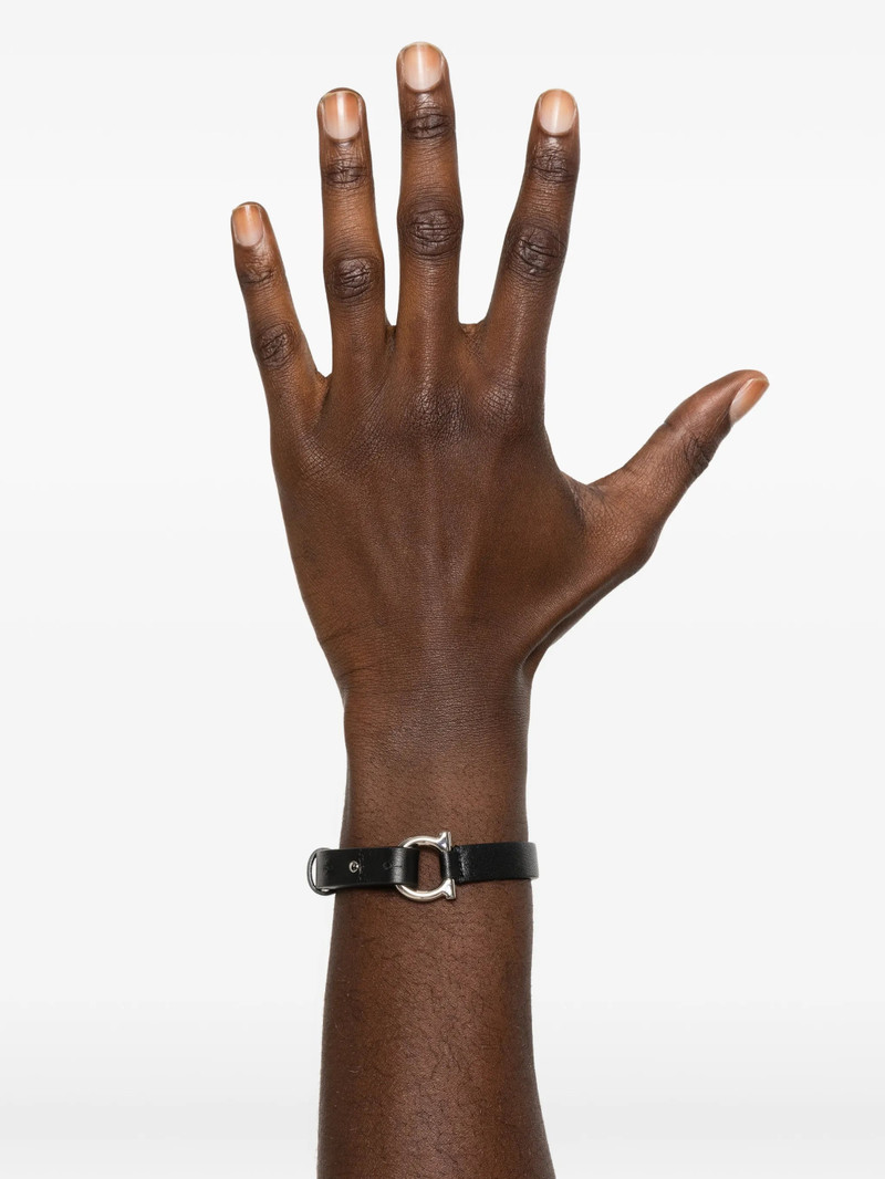 FERRAGAMO Ferragamo Leather Bracelet outlook