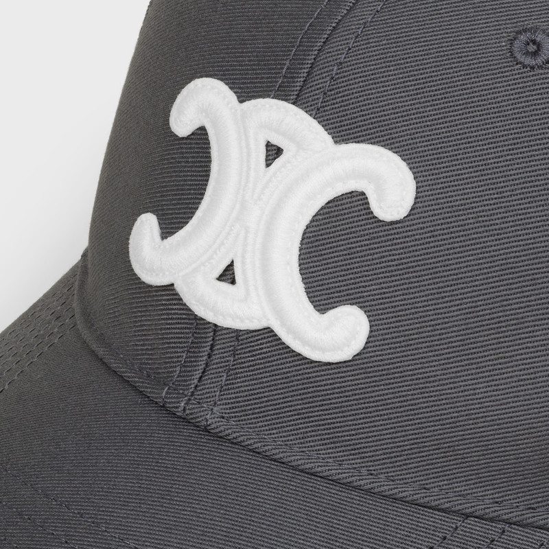 triomphe baseball cap IN WASHED COTTON GABARDINE 5